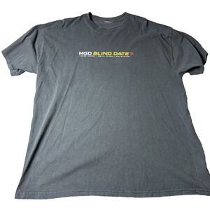 Vintage Miller Genuine Draft Shirt Mens Extra Large MGD Blind Date Promo 90s